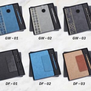 Premium Executive Diary & Pen Gift Set (6 Variants – GW & DF Series)